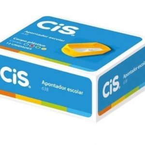 Apontador Simples Colorido RETANGUL638 Cis