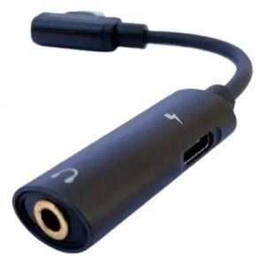 Adaptador Lightning Carregador / Áudio ZH-036 H’maston