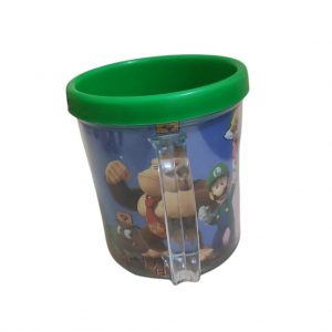 Boneco Luigi Super Mário Bros + Caneca Personalizada 350ML