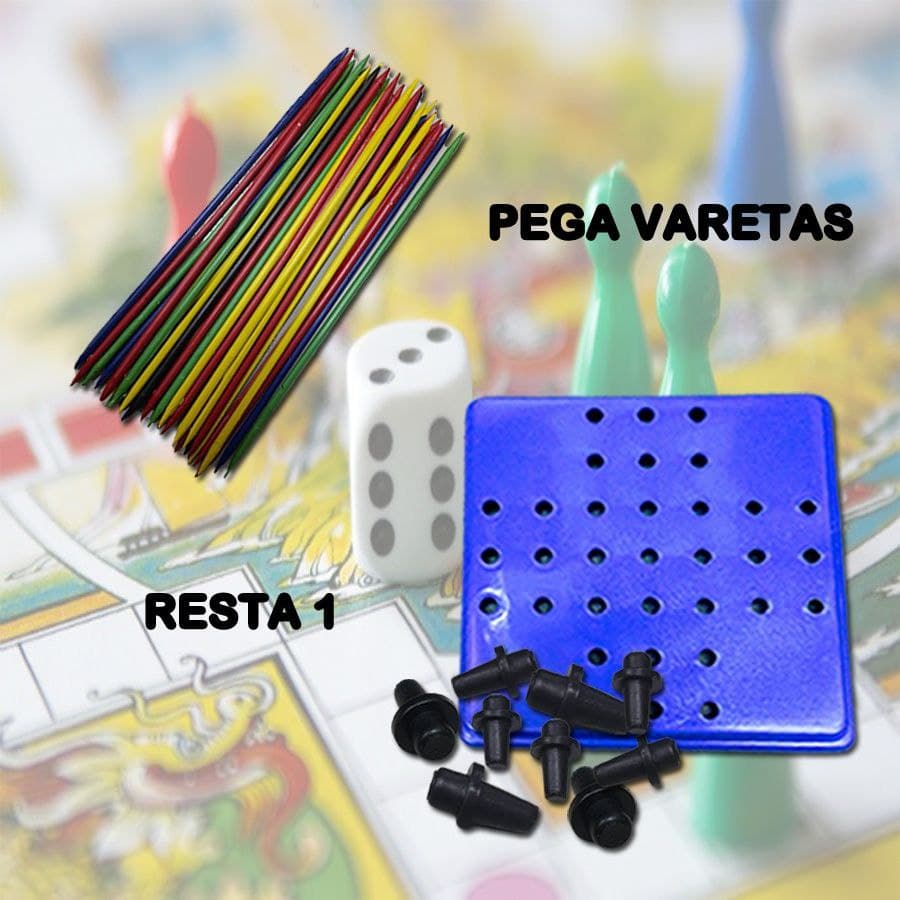 Jogo Dama e Trilha Plastico - Divplast - Jogo de Dominó, Dama e