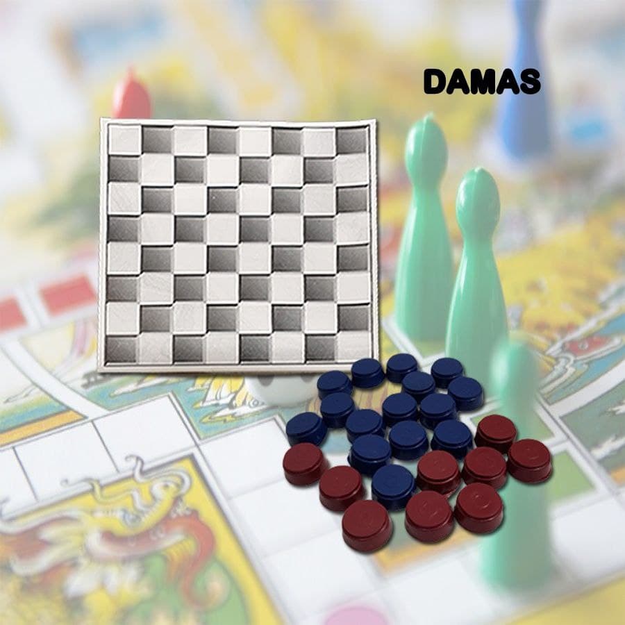 Jogo Dama e Trilha Plastico - Divplast - Jogo de Dominó, Dama e