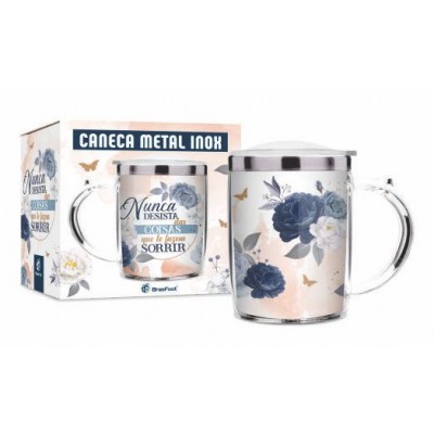 Caneca Plástica Inox Sw Coisas Que Te Fazem Sorrir Brasfoot